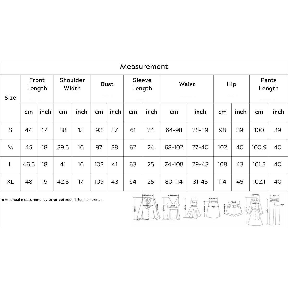 Ruffled long sleeves and trousers two-piece set