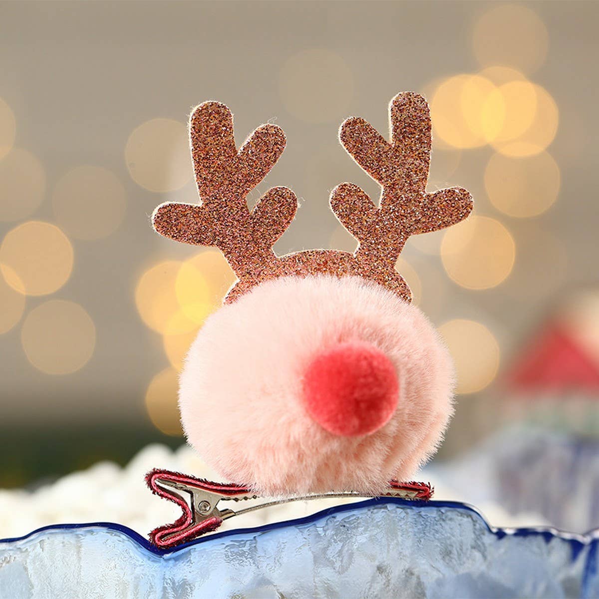 CHRISTMAS CHILDREN'S DEER HAIRPIN