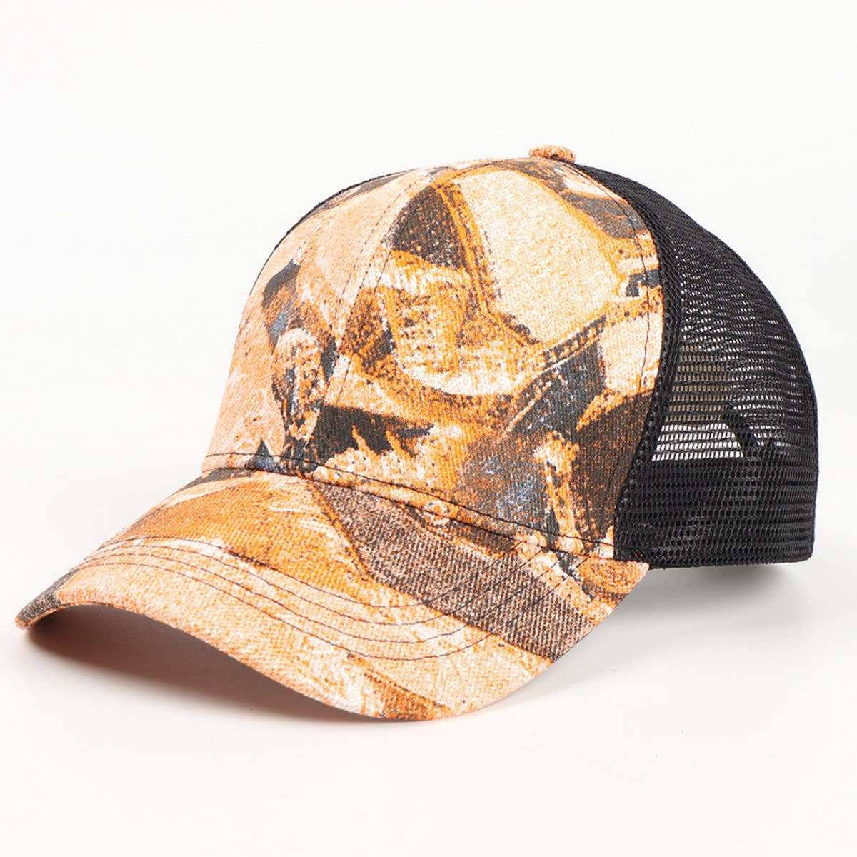 OUTDOOR CAMOUFLAGE GRAFFITI TIE-DYE BASEBALL CAP_CWAH1147
