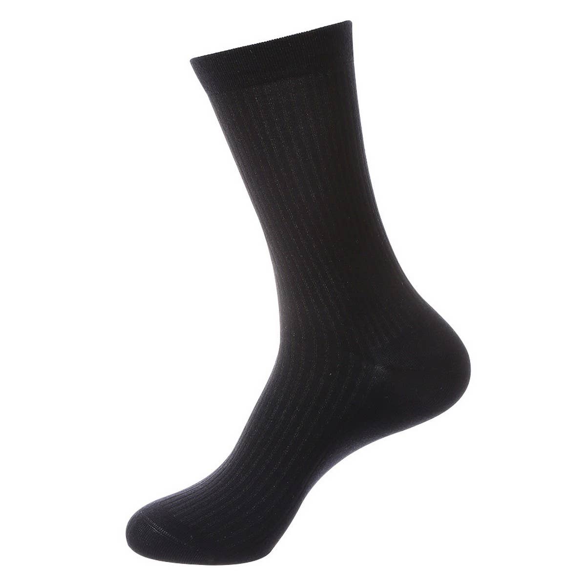 MEN'S CASUAL SOLID COLOR MID-CALF SOCKS