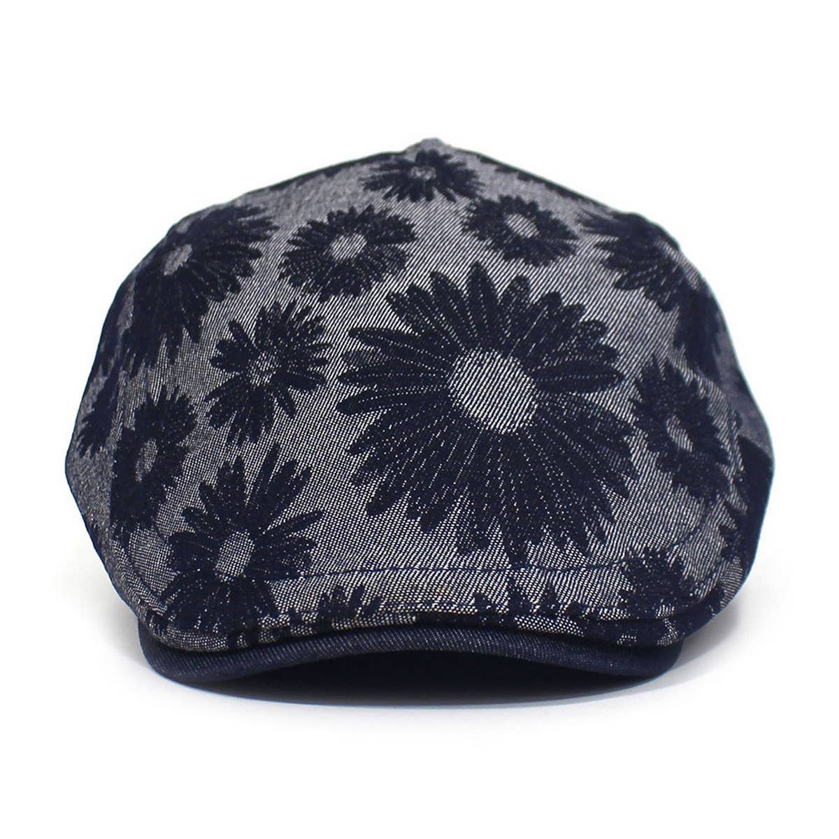 FASHION PRINT ADJUSTABLE FLORAL BERET_CWAB2917