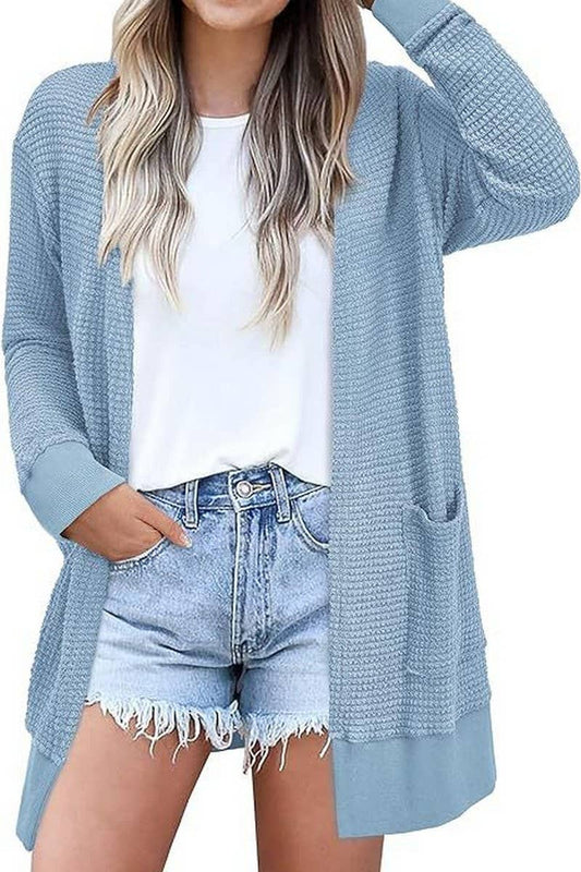 CWOCAL1001_LOOSE CASUAL KNITTED CARDIGAN JACKET