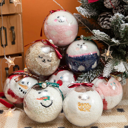 SANTA CLAUS FUZZY CHRISTMAS SOCKS GIFTS FOR WOMEN