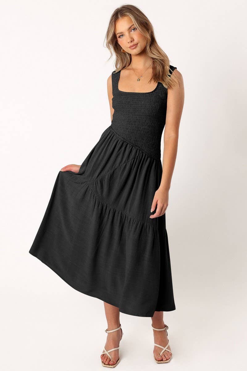 SEXY BACKLESS U-NECK SLEEVELESS DRESS_CWDMD1293