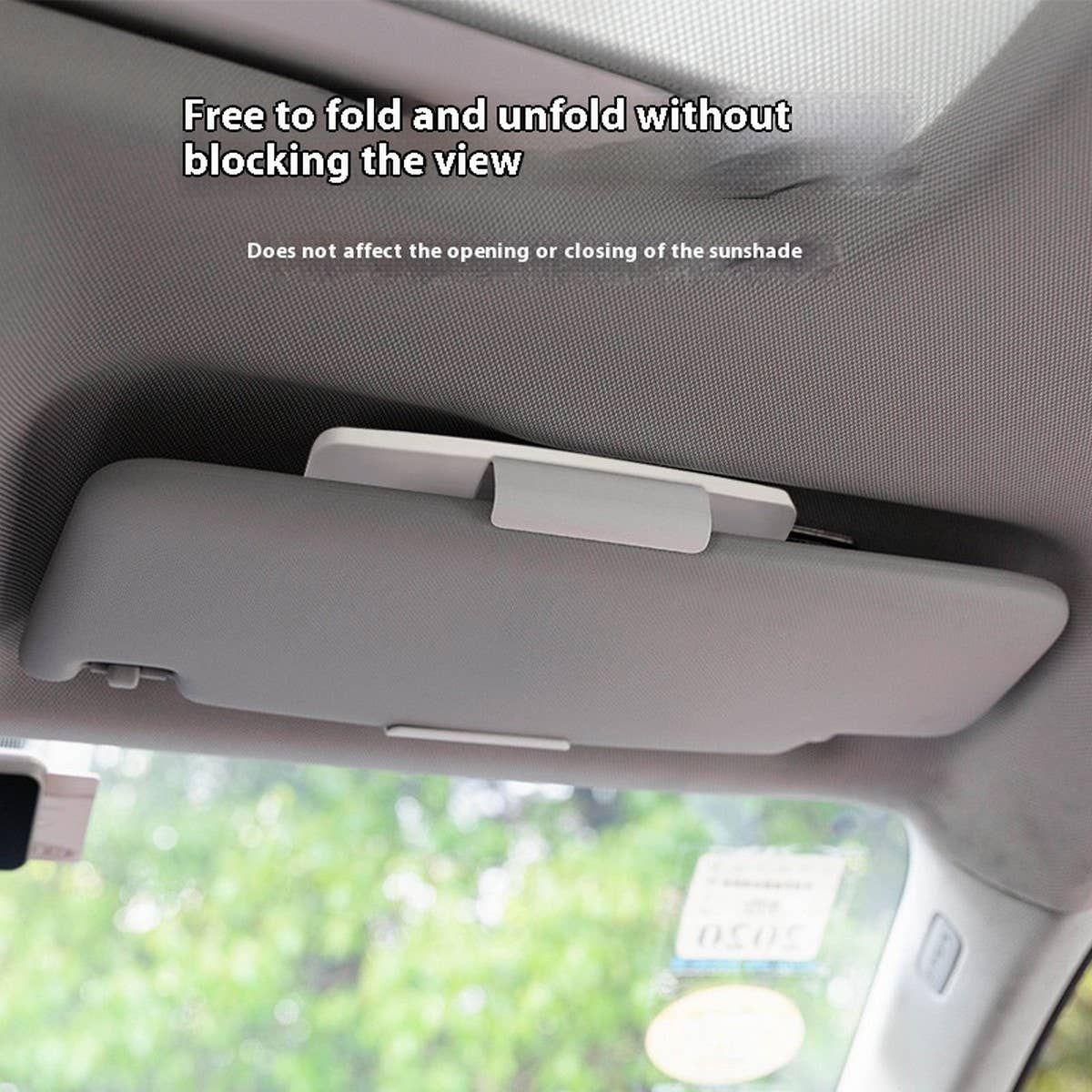 SHATTERPROOF LED CAR MAKEUP MIRROR WITH LIGHT