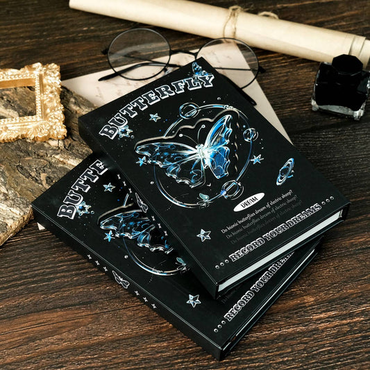 DREAM BODY BUTTERFLY PORTABLE TRIFOLD NOTEBOOK