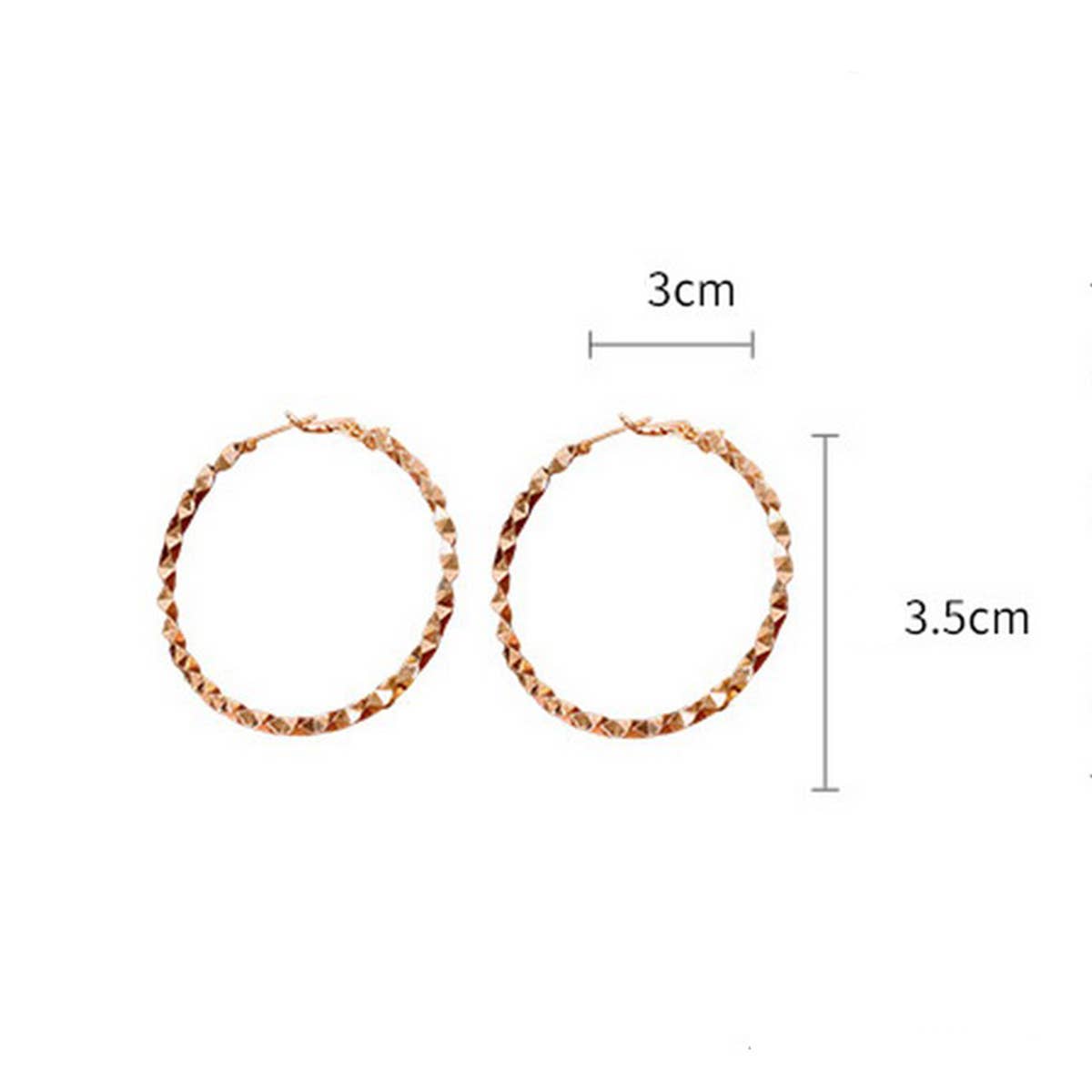 IRREGULAR ROUND PERSONALITY FASHION EARRINGS
