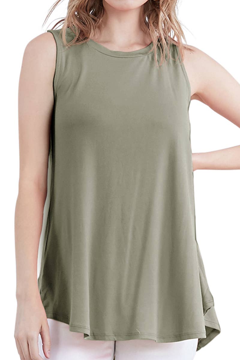 AWTTSL132_SLEEVELESS TUNIC FLOUNCE TOP