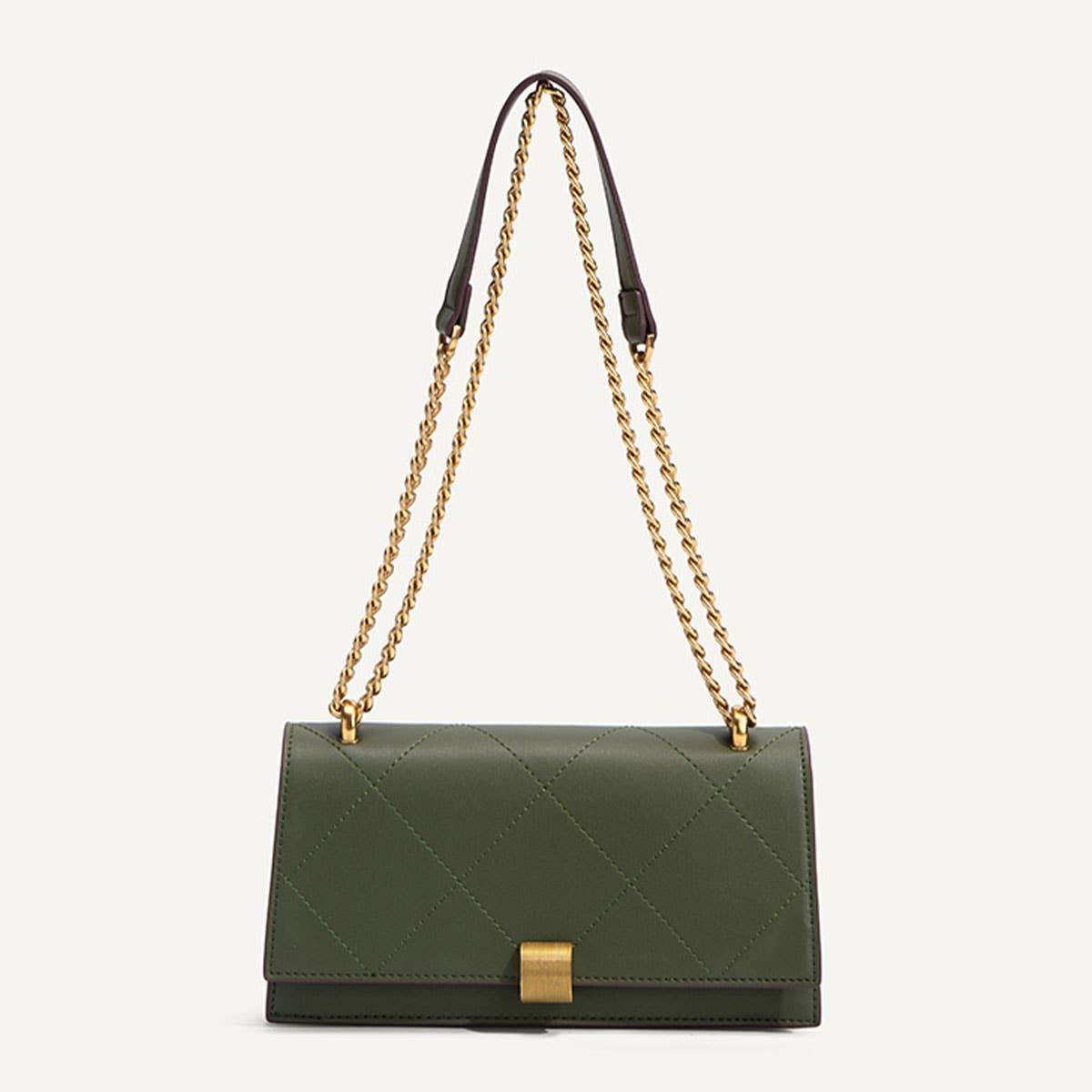 QUILTING DANDY SQUARE SHOULDER BAG PURSE_CWAB0007