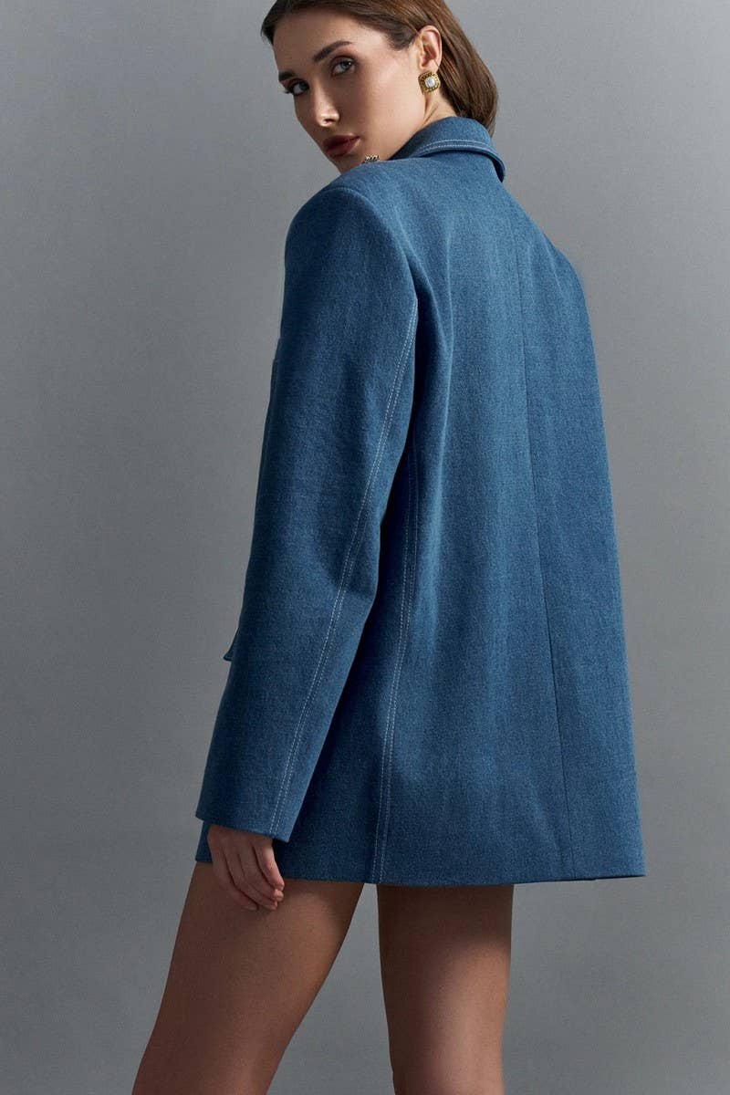 CWJJ0249_SOLID COLOR LACE-UP LOOSE ROBE KNITTED CARDIGAN