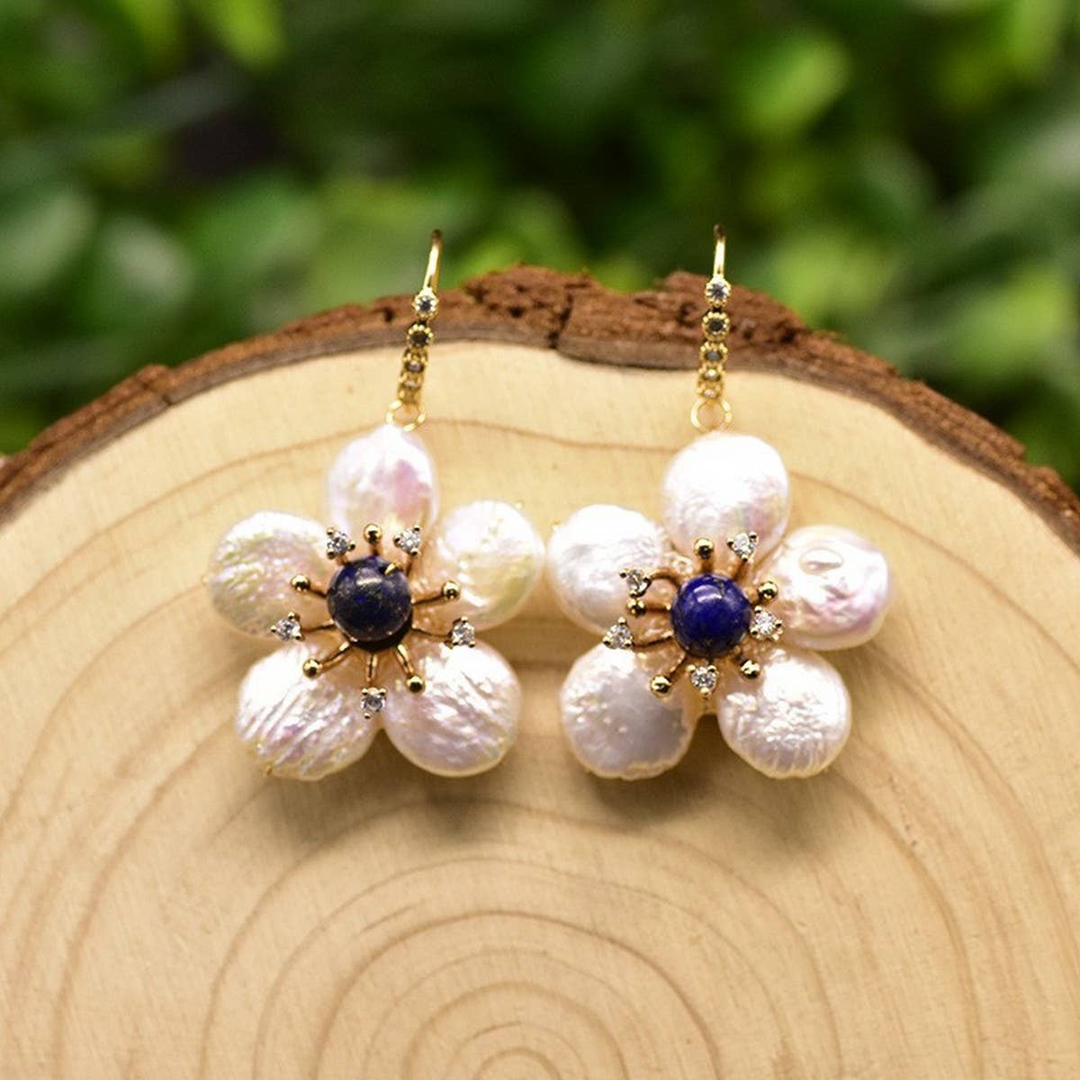 HIGH-END FLOWER ANCIENT STYLE SWEET EARRINGS