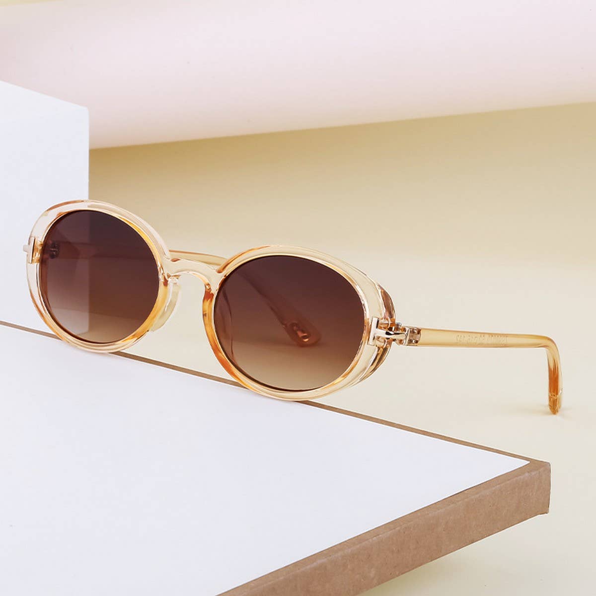 OVAL FRAME SUNGLASSES SMALL FRAME SUNGLASSES_CWASG0670