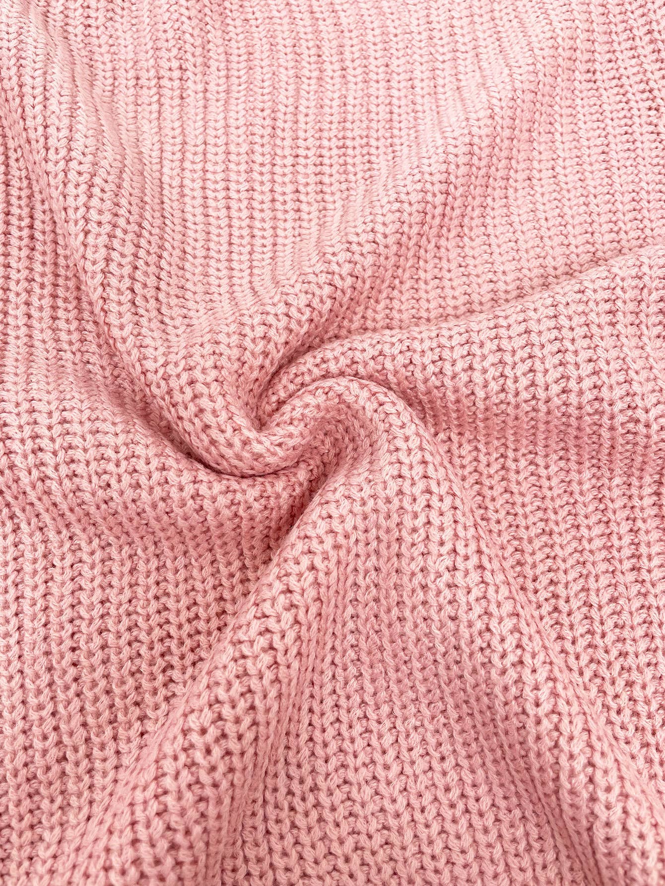 Solid-color loose pullover one-shoulder sweater