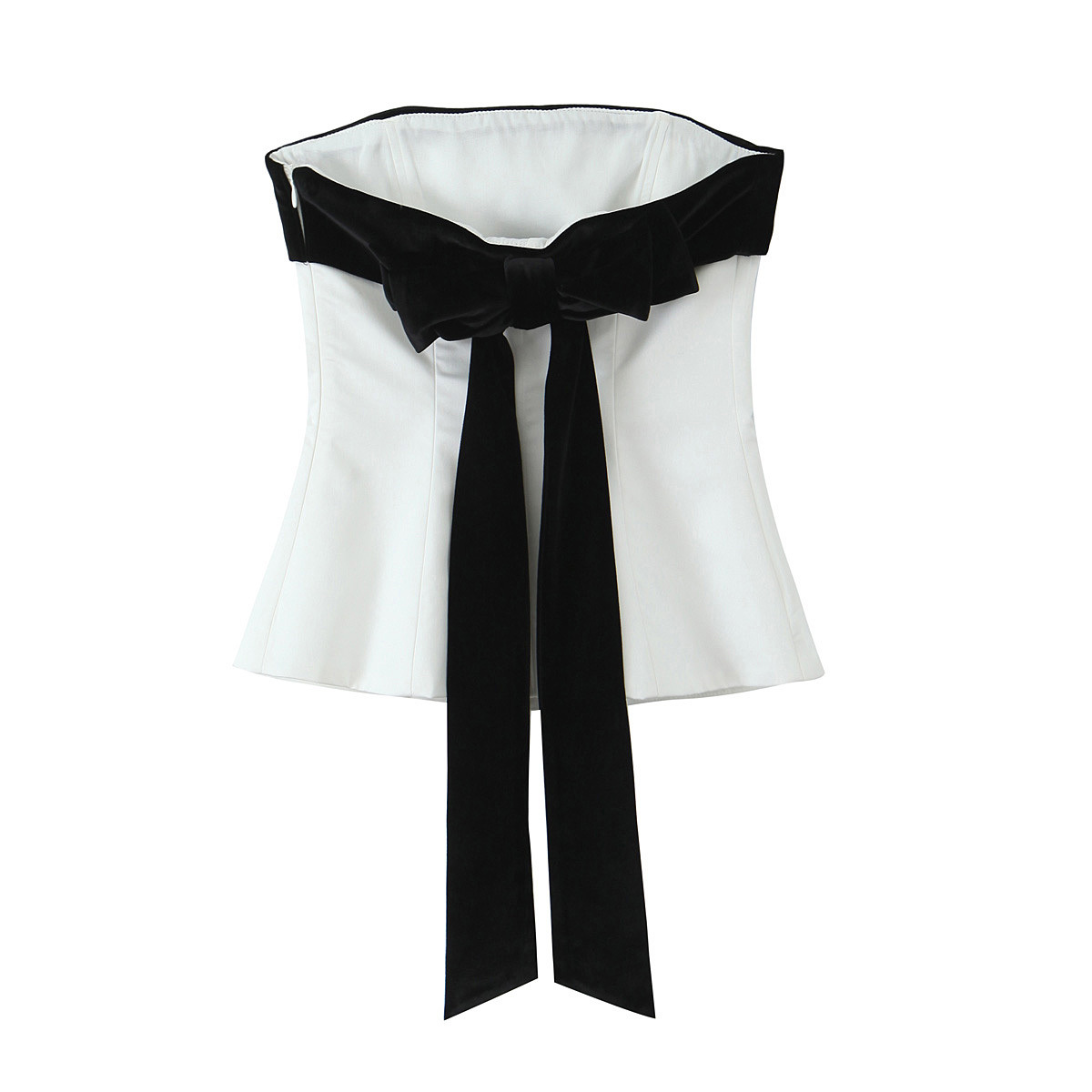 Bow Knot Tube Top ??French Style Crop Top_CWTHT0234