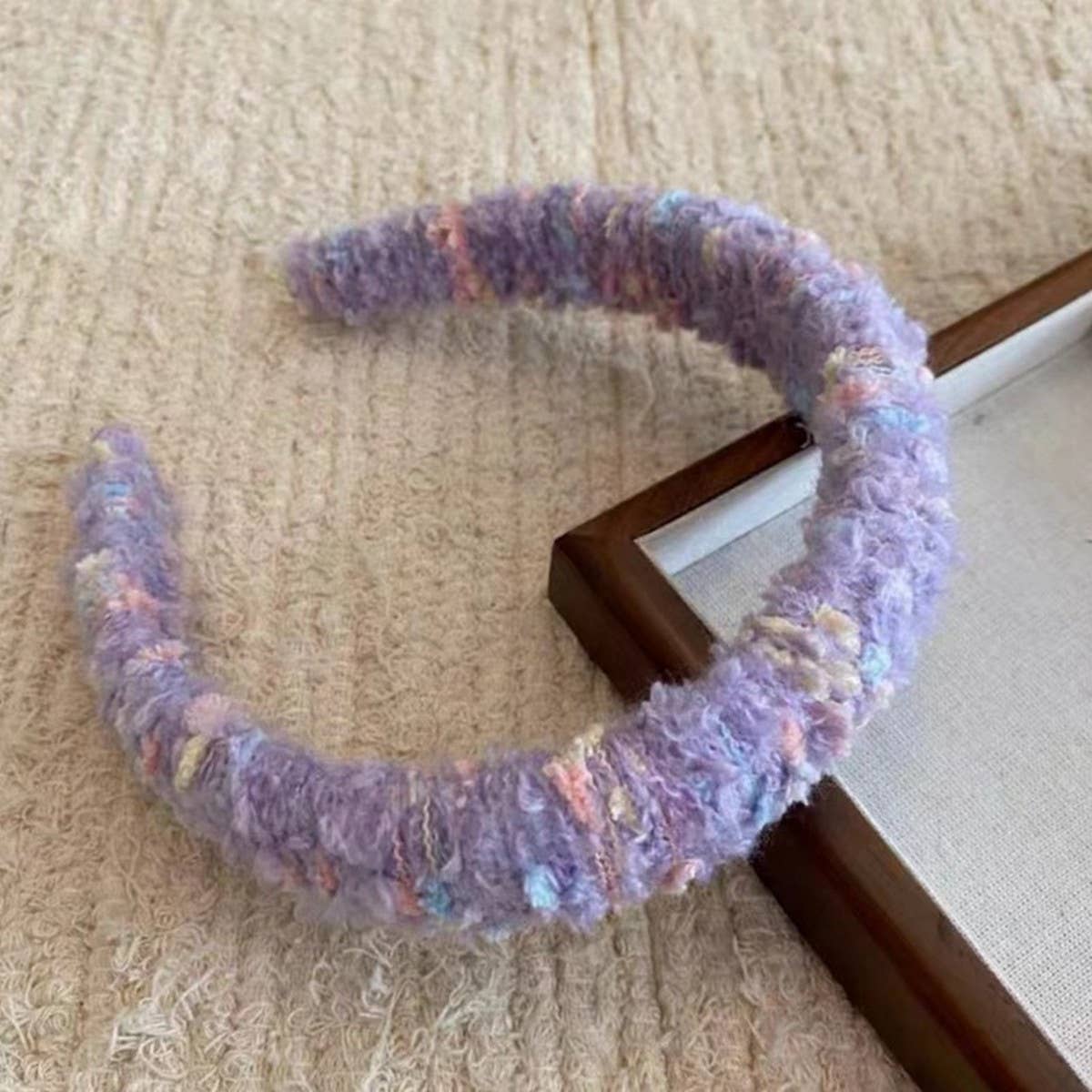 AUTUMN AND WINTER CUTE COLORFUL PLUSH HEADBAND_CWAHA2864