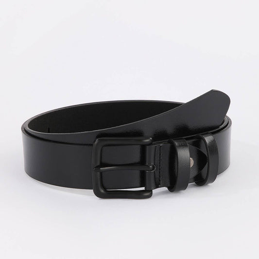 New Unisex Black Seamless Zinc Pin Buckle Belt_CWABE1248