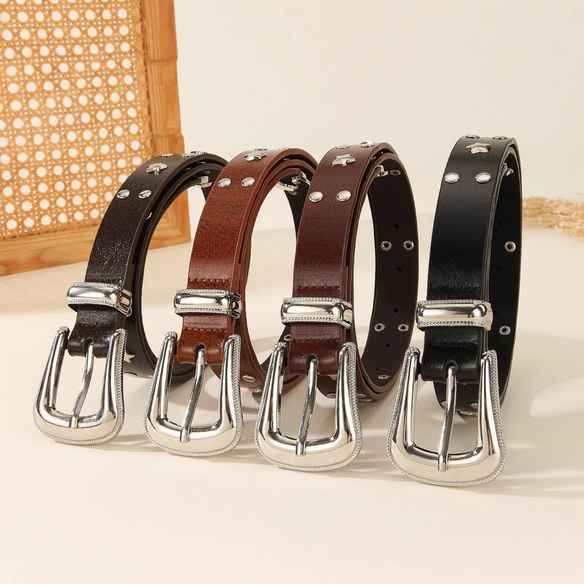 Women??¢s Y2K Star Studded Cute Pin Buckle Belt_CWABE1234