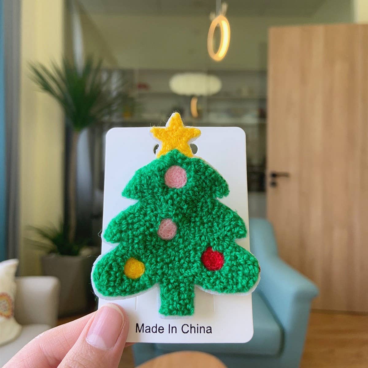 CLOTH PATCH EMBROIDERY LABEL PIN CHRISTMAS SET