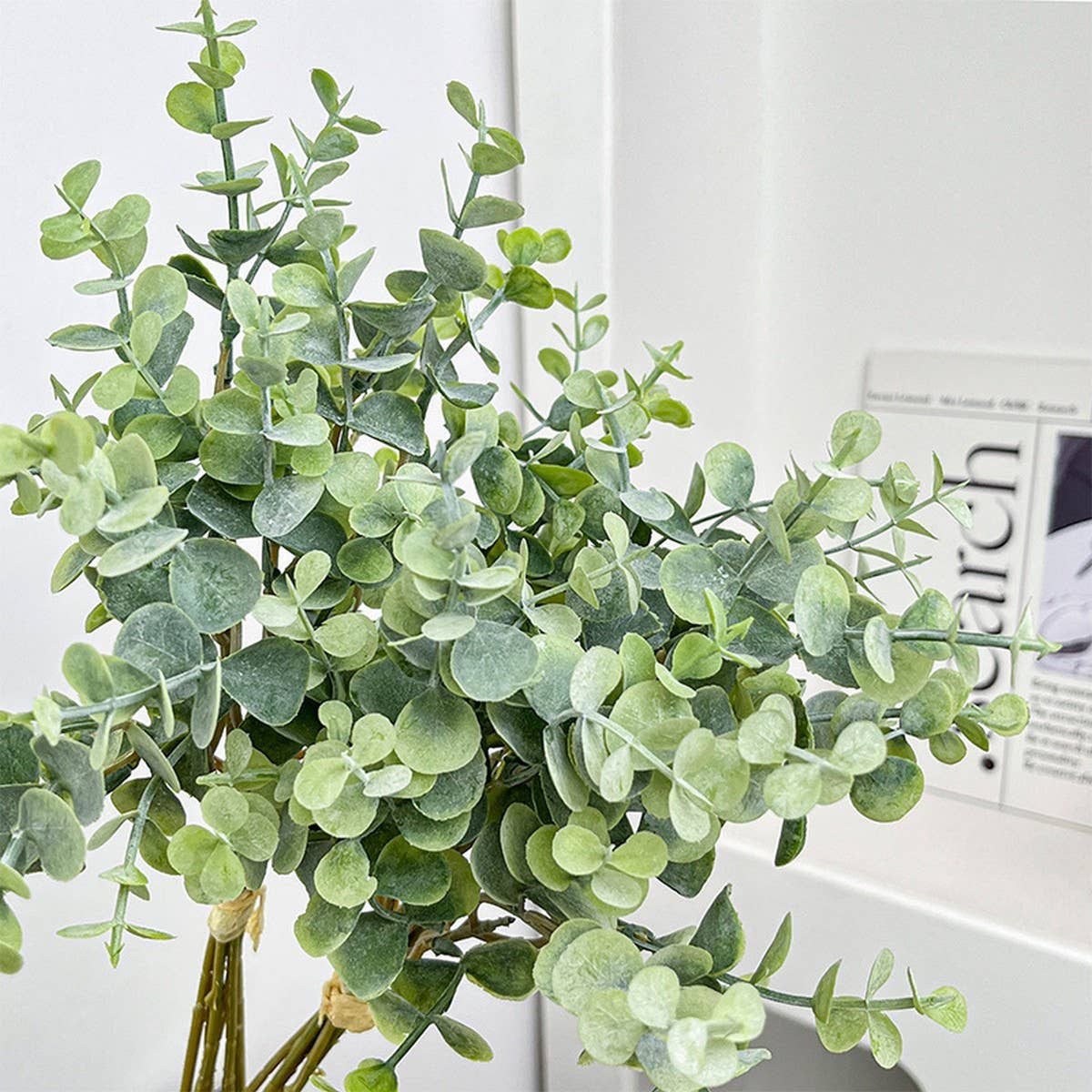 5-Branch Eucalyptus Money Leaves Artificial Plant_CWMM6475