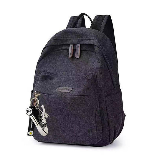 BACK-TO-SCHOOL CANVAS BACKPACK,LAPTOP COMPARTMENT_CWAB2209