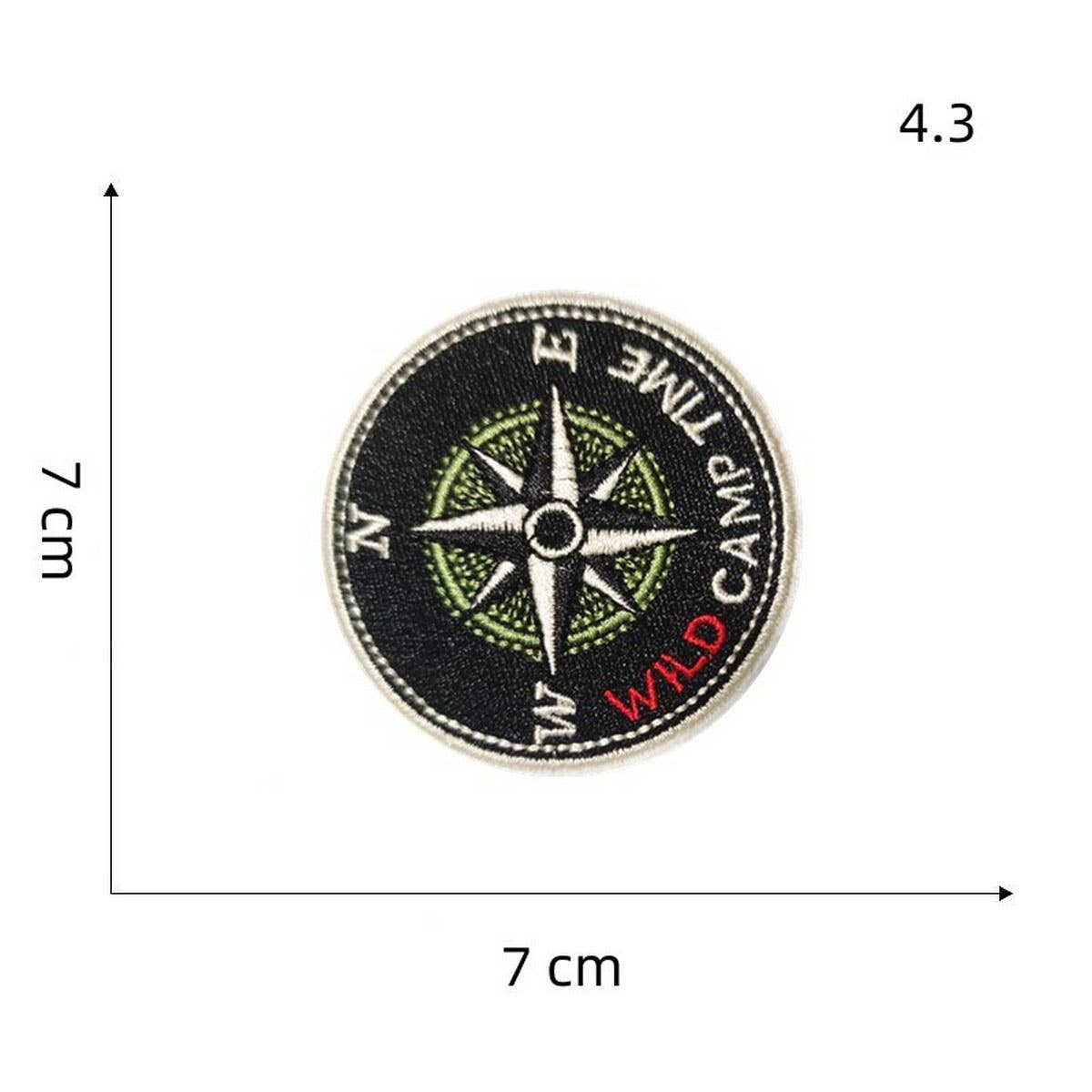 NEW OUTDOOR COLORFUL BEAR EMBROIDERED PATCH