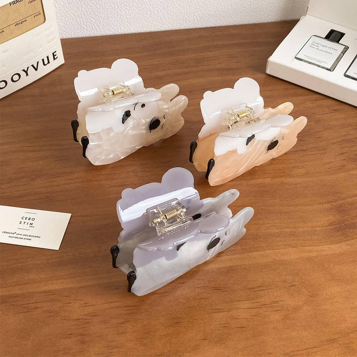 Cute Twin Koala Acetate Hair Clips Claws