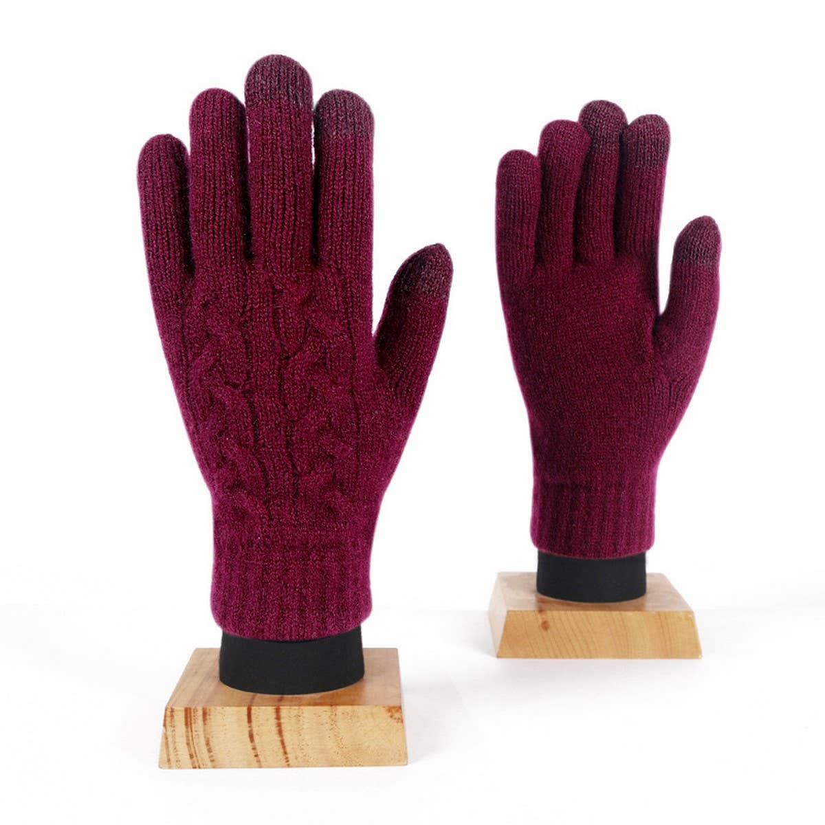 WINTER WOMEN'S TOUCH SCREEN KNITTED GLOVES_CWAG0375