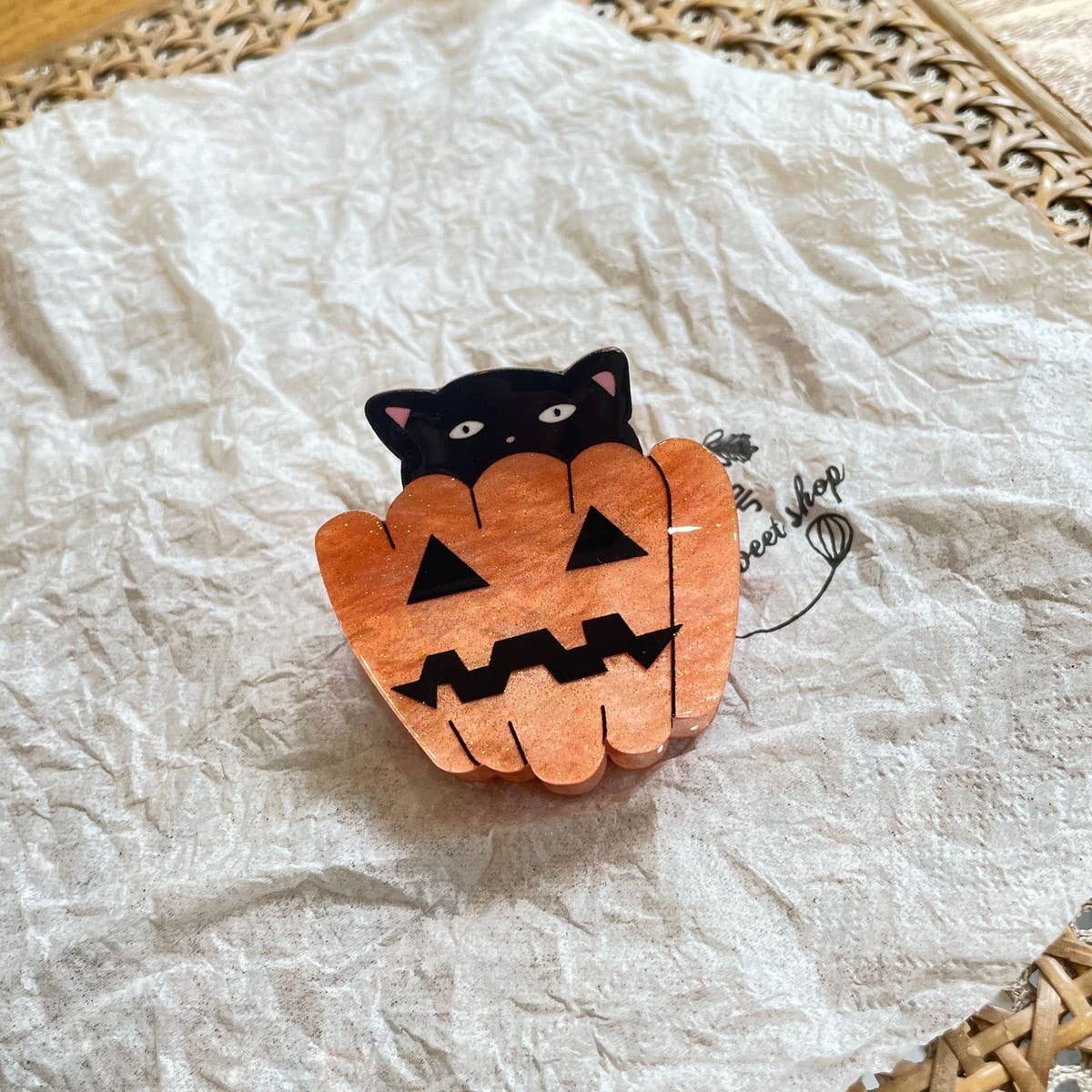 HALLOWEEN SERIES CUTE CARTOON HAIR CLAW CLIP