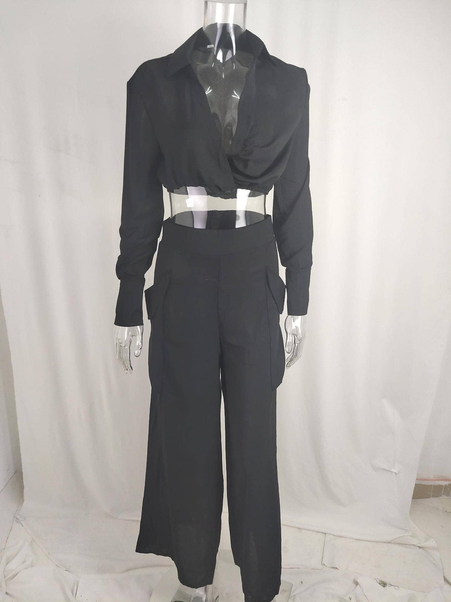 SOLID COLOR TEMPERAMENT COMMUTER FASHION SET