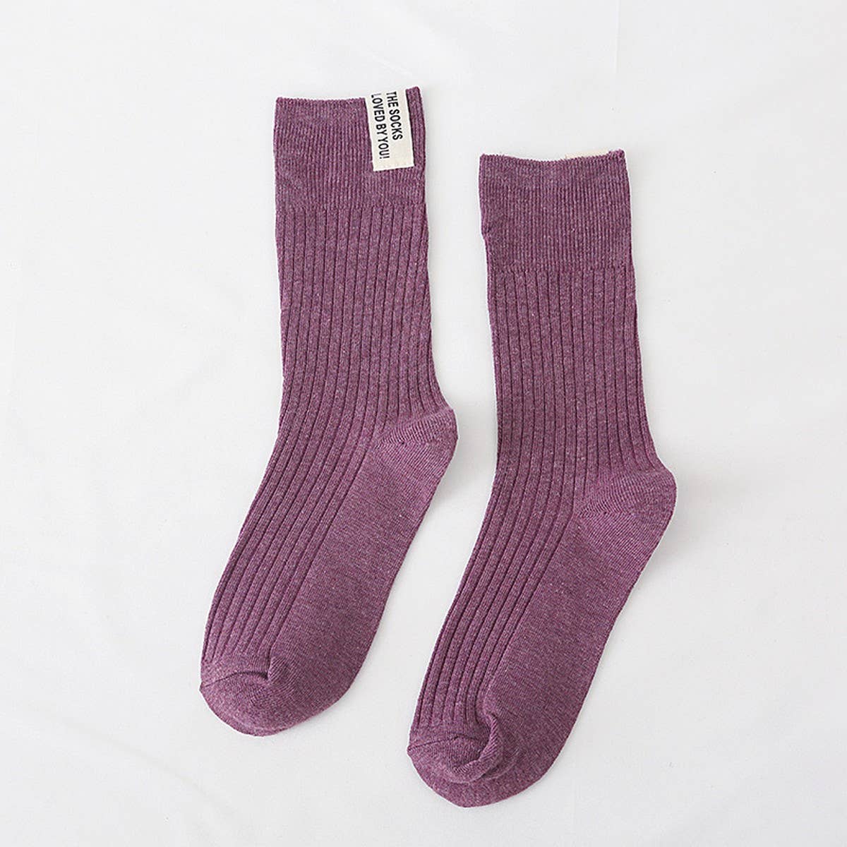 NEW SOLID COLOR CASUAL MATCHING WOMEN'S SOCKS_CWMS0999