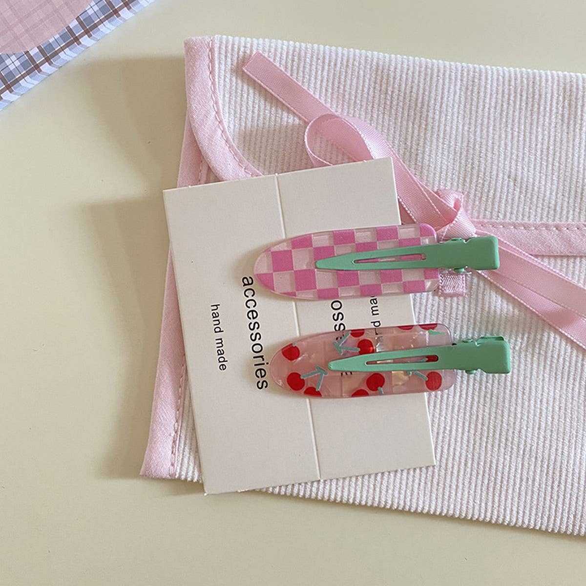 2-PACK SUMMER FRUIT CUTE SWEET HAIR CLIPS_CWAHA2264