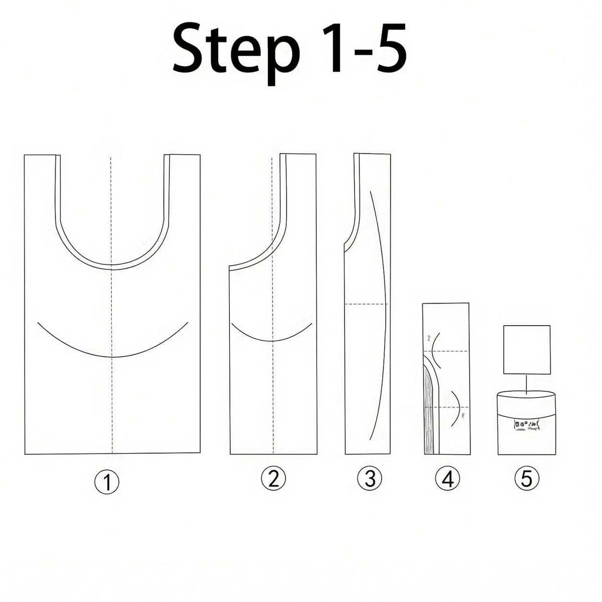 LARGE CAPACITY PRINTED FOLDABLE SHOPPING BAG_CWAB3475