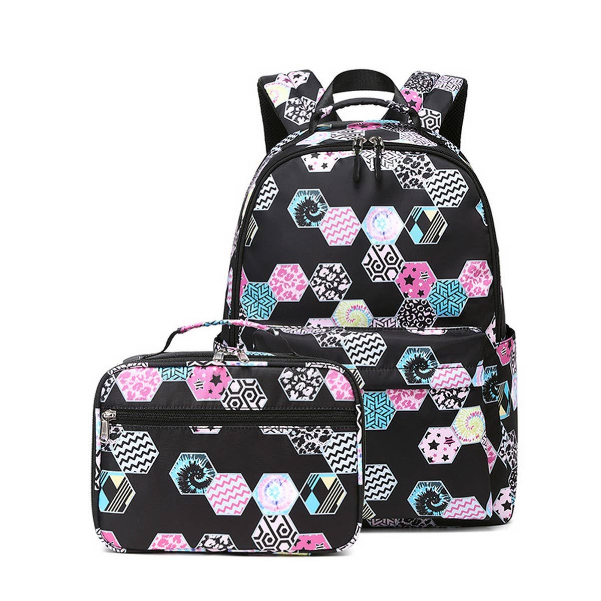 2-Piece Waterproof Backpacks for School Girls_CWAB5502