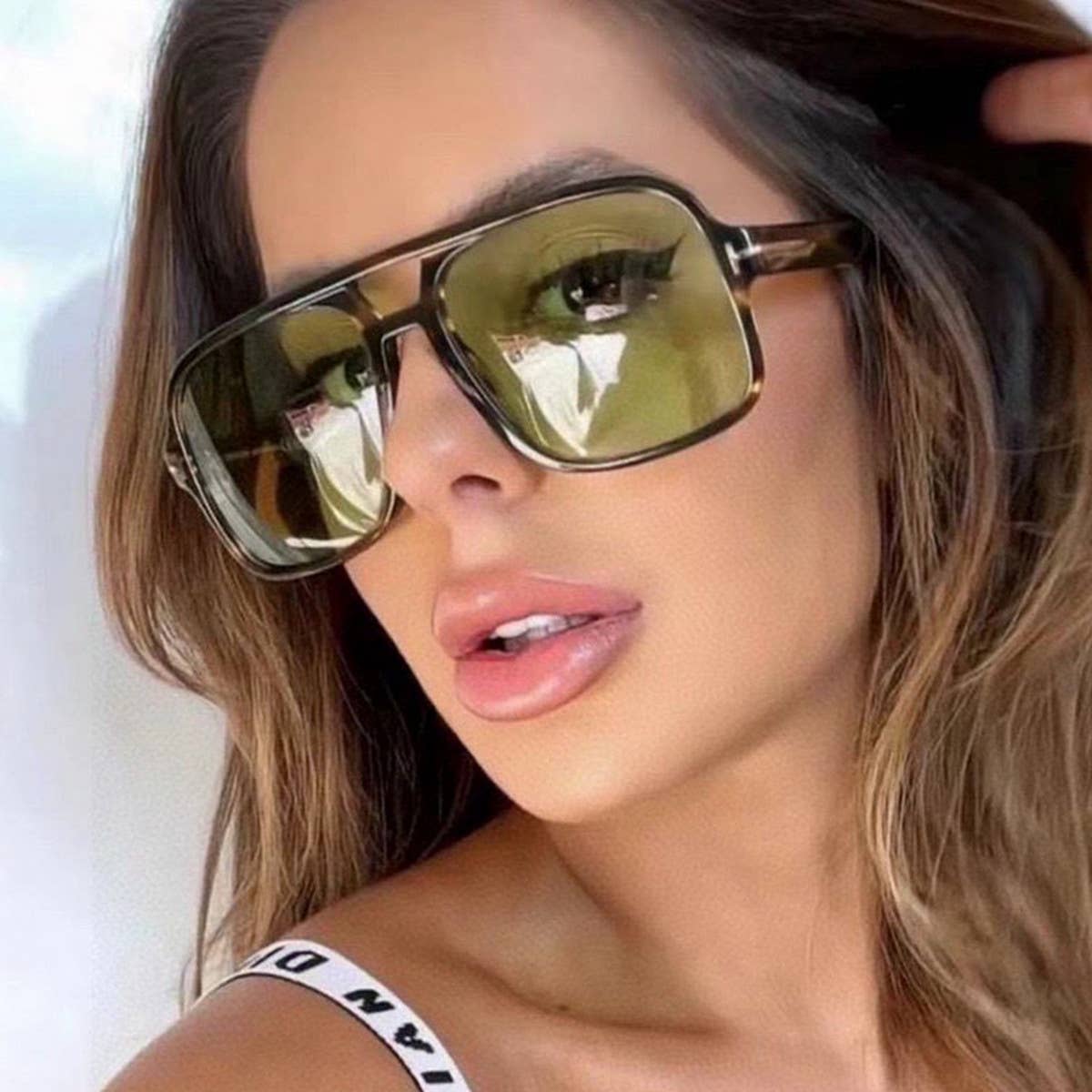 T-SHAPE DOUBLE BRIDGE SUNGLASSES