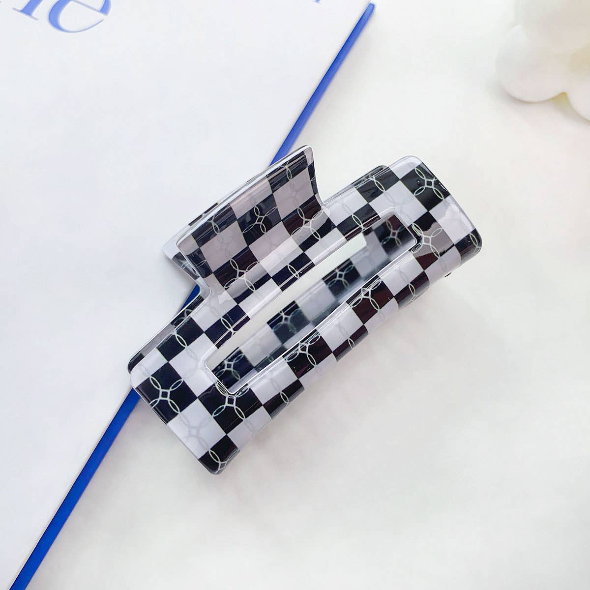 Spring Tropical Floral Hair Claw - Hollow Design_CWAHA0401