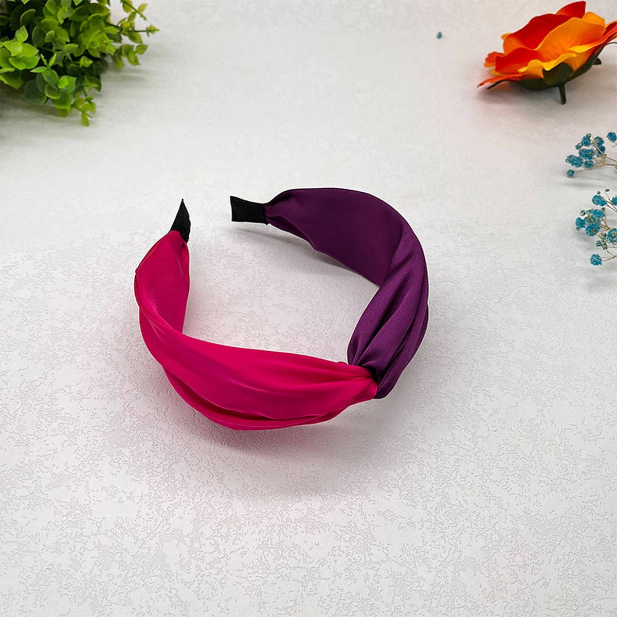 RETRO COLOR MATCHING CROSS HEADBAND_CWAHA2574