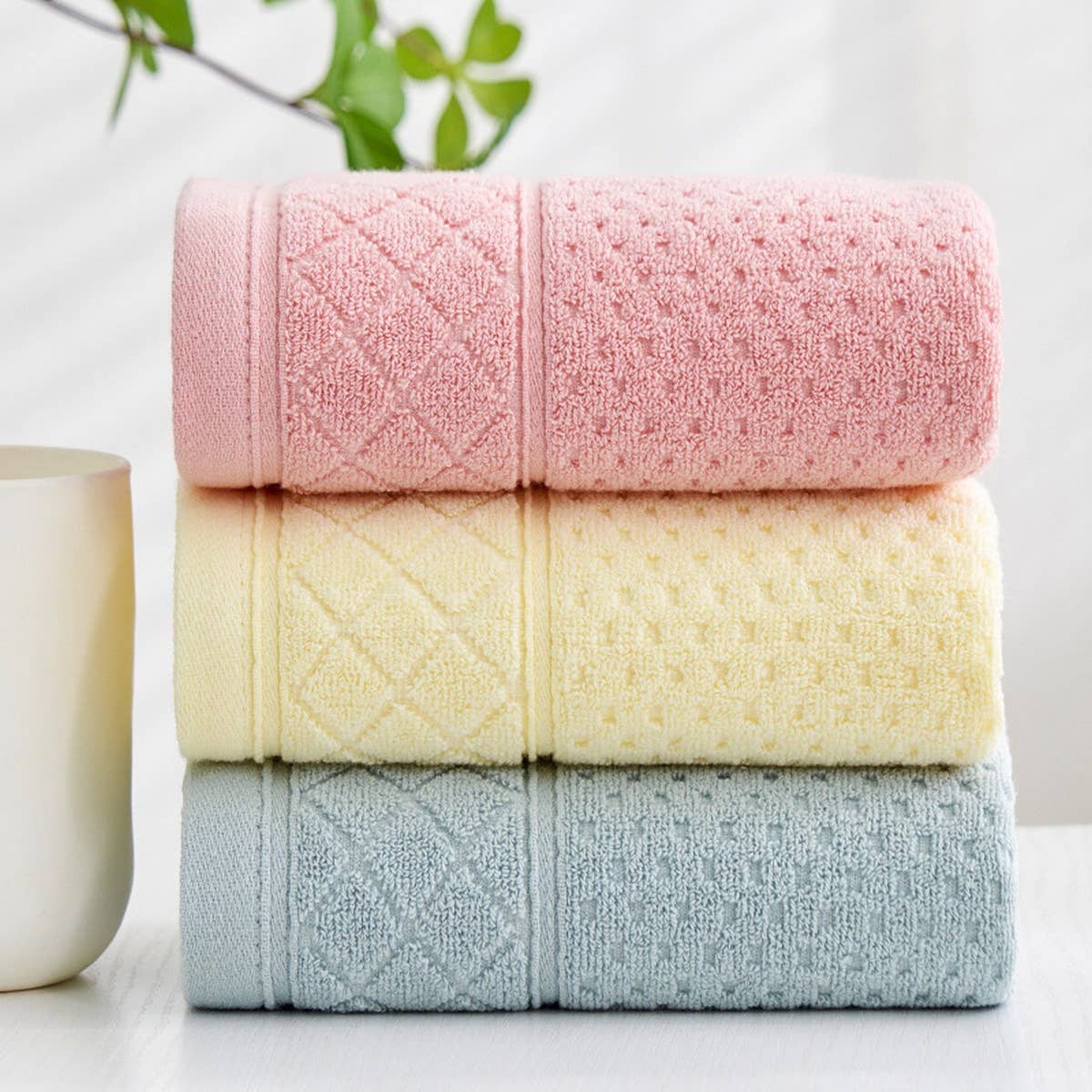 SOLID COLOR THICKENED FACE WASH COTTON TOWEL_CWMM2314