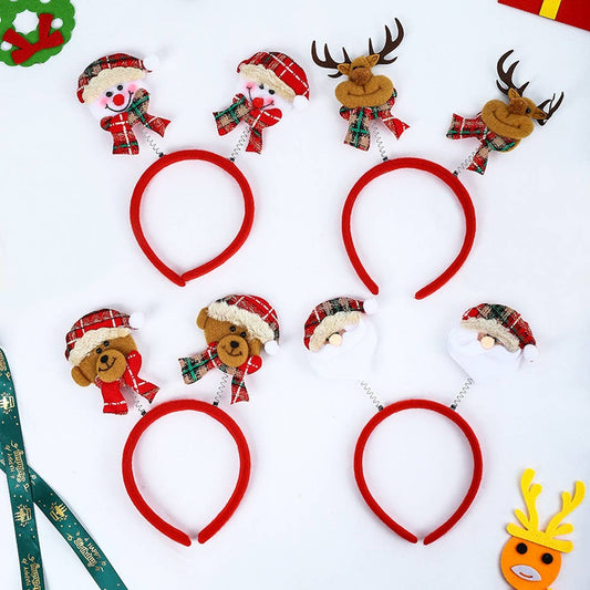 CHRISTMAS CARTOON HAIRPIN CHRISTMAS HEADBAND