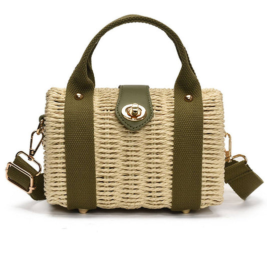 Artistic beach versatile hand-held crossbody bag