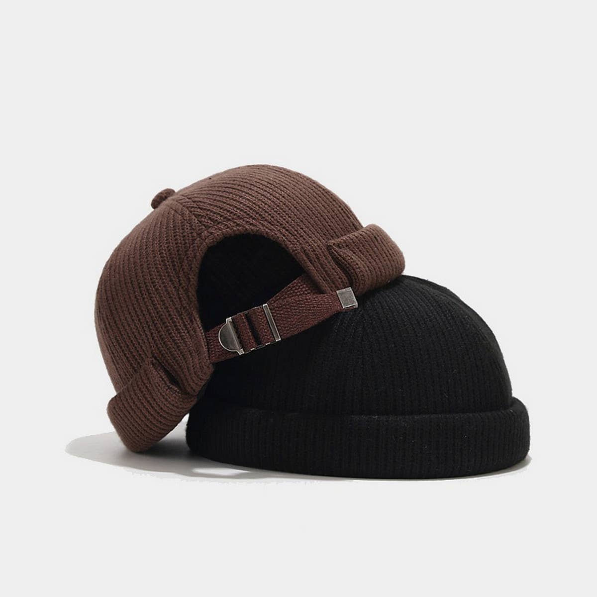 CWAH3167_OUTDOOR ALL-MATCH ROUND TOP KNITTED BERET