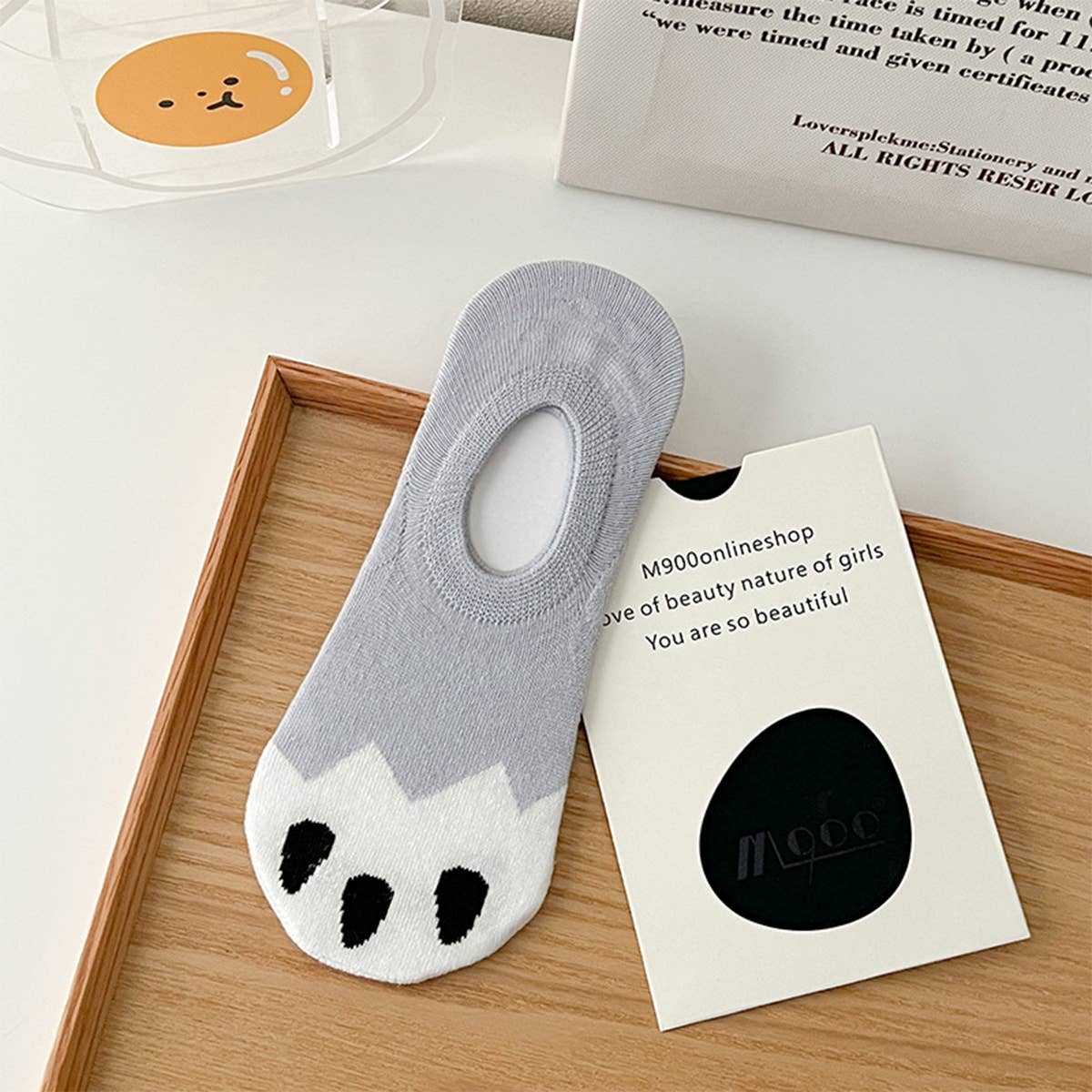 CUTE CAT PAW BOAT SOCKS SUMMER INVISIBLE SOCKS