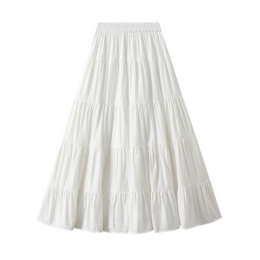 GENTLE AND SWEET LONG-SLEEVED CAKE SKIRT