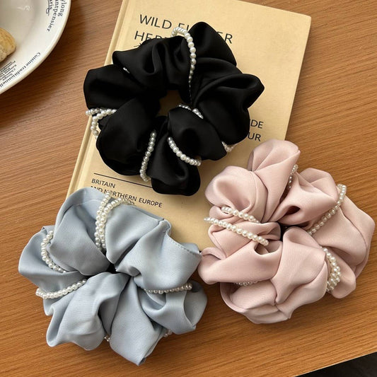 TEMPERAMENT PEARL VERSATILE HAIR SCRUNCHIES
