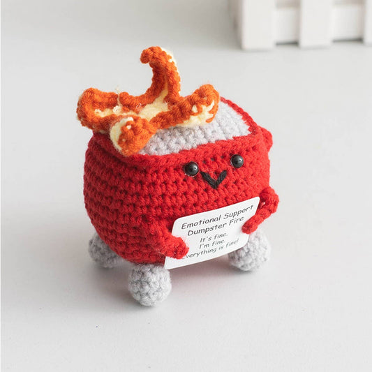 CWMM9276_FUNNY FIRE EXTINGUISHER KNITTED ACCESSORIES
