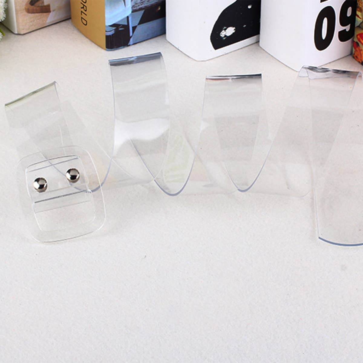 CWABE0961_FASHIONABLE AND VERSATILE TRANSPARENT BELT