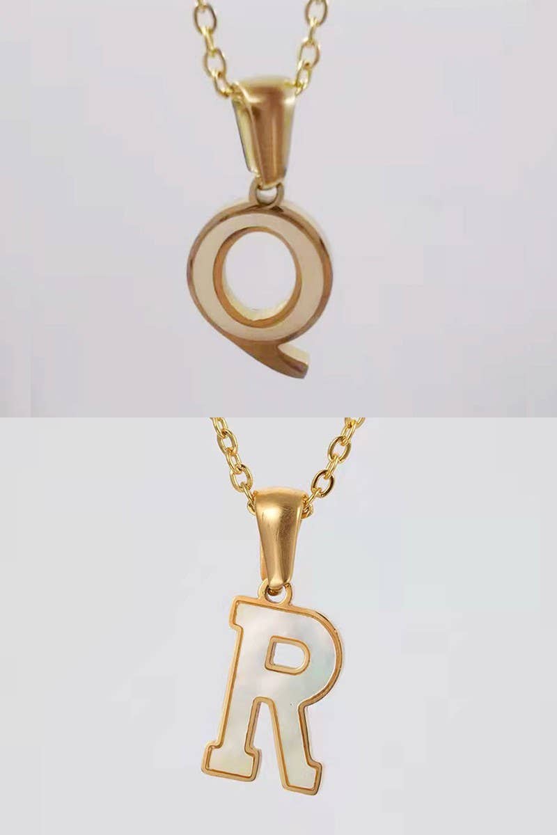 ALPHABET INITIAL PENDANT NECKLACE_CWAJE218