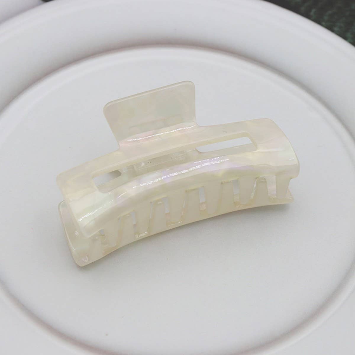 COLORFUL MERMAID HOLLOW SQUARE HAIRPIN