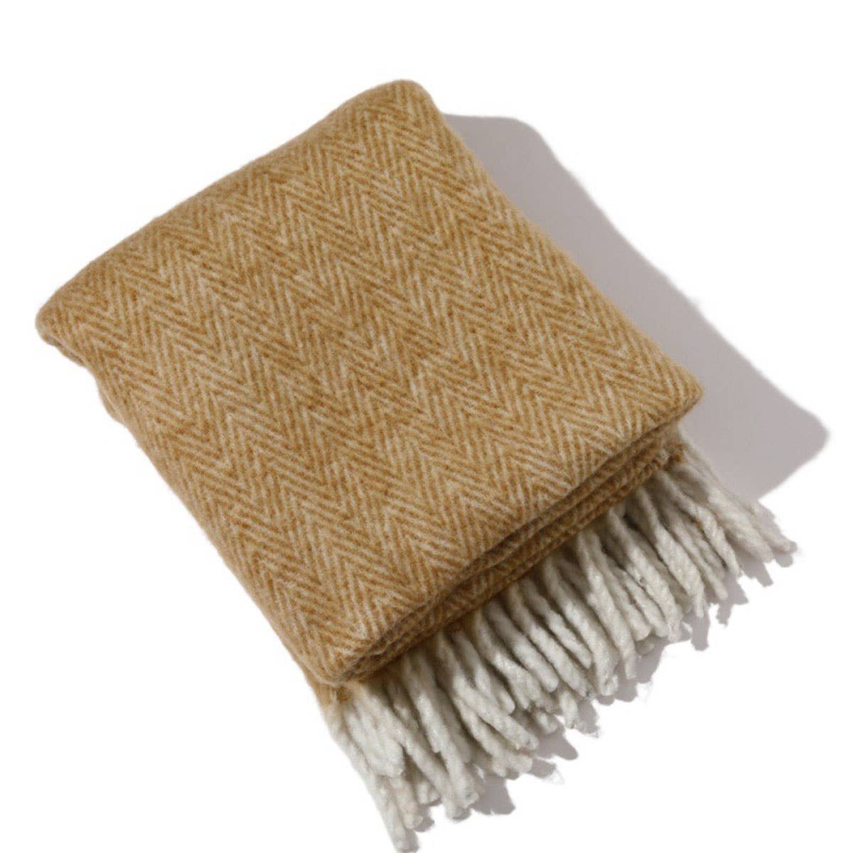 KNITTED SOLID COLOR LIGHTWEIGHT SOFA BLANKET