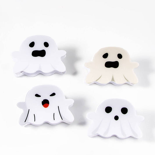 Halloween Ghost Holiday Claw Hair Clips_CWAHA1449