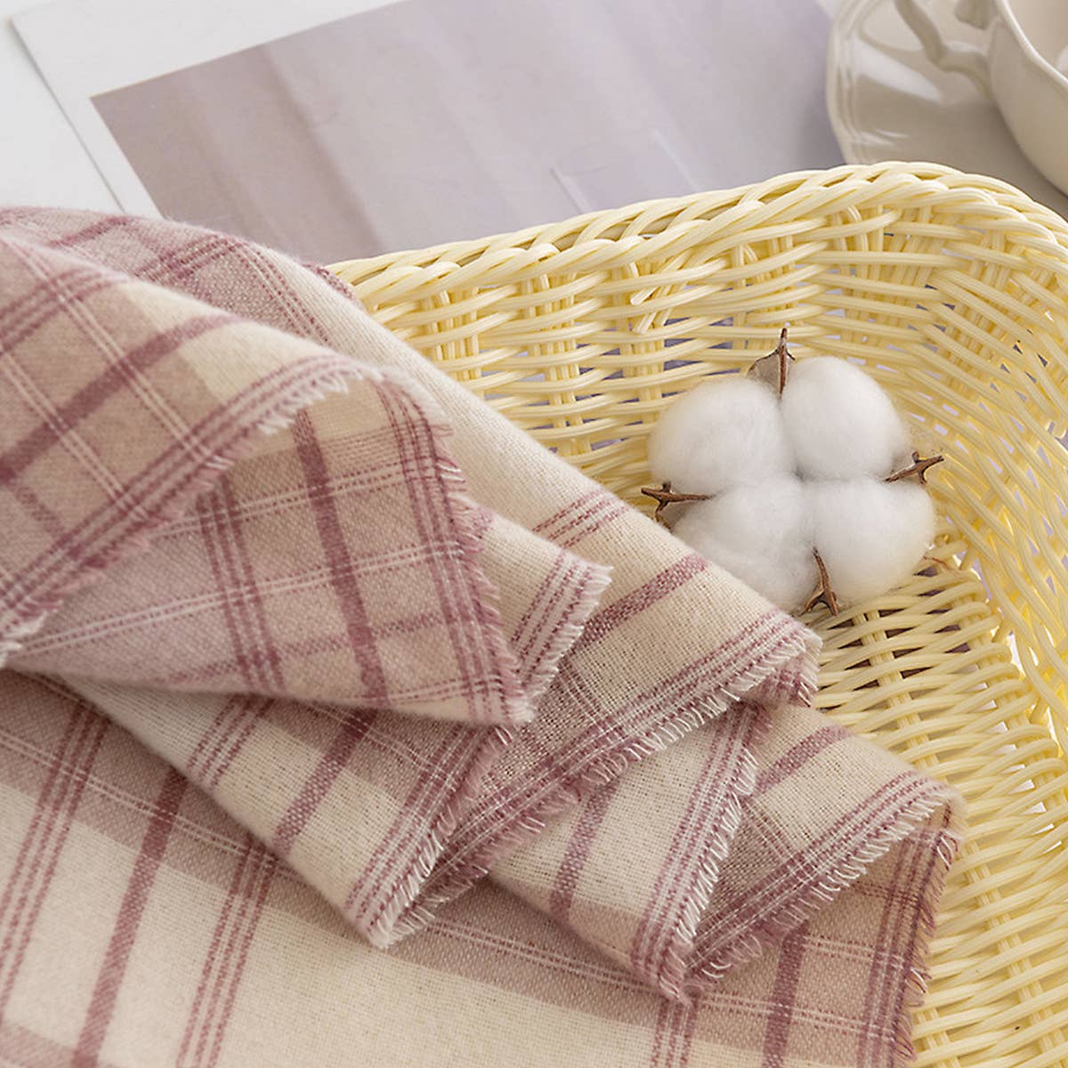 ELEGANT FASHION PLAID ELEGANT WARM SHAWL SCARF